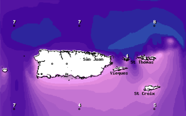 Hazardous Marine Conditions Expected for USVI and Puerto Rico Through End of the Week